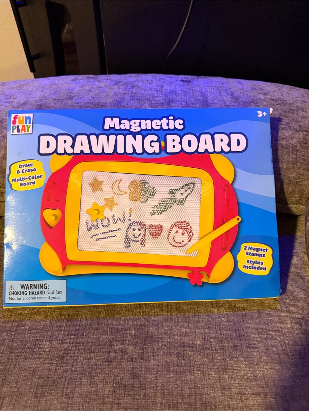 Kids Magnetic Drawing Board – Fun‎ Play Multi-Color Writing Tablet